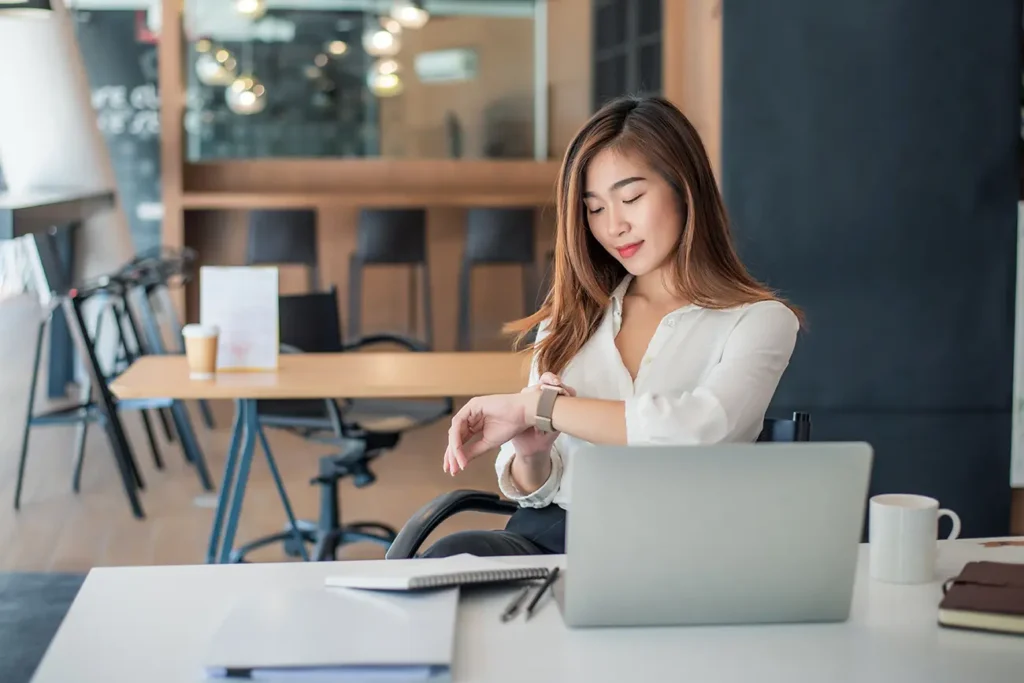 Young entrepreneur who is mastering being productive